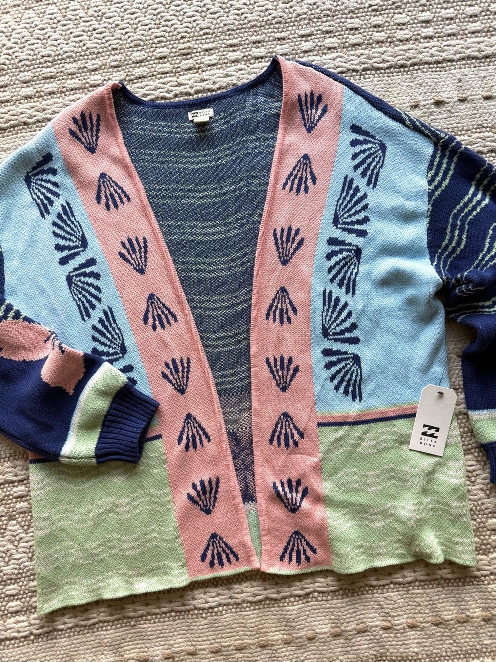 🔥🔥BILLABONG - UNRELEASED OVERSIZED OPAL CARDIGAN SWEATER🔥🔥